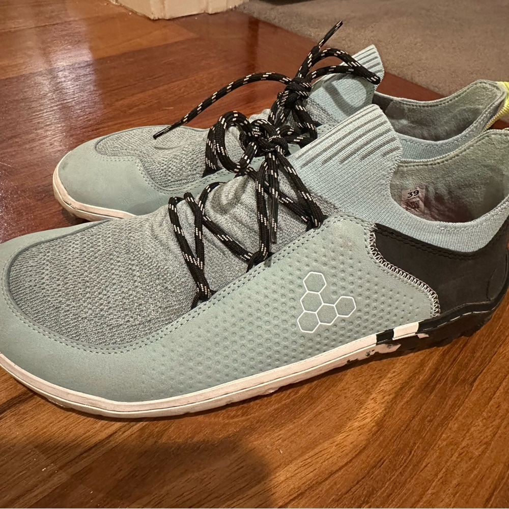 Vivobarefoot Women's Sneakers in Light Blue and Black